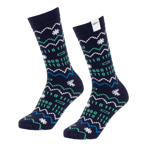 Holiday 2025 Socks Navy