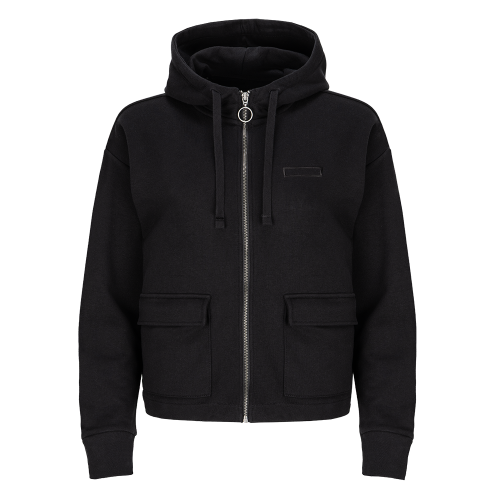 HPE Womens Full Zip Hoodie Black